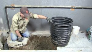 Prepare a Sump Pump Pit