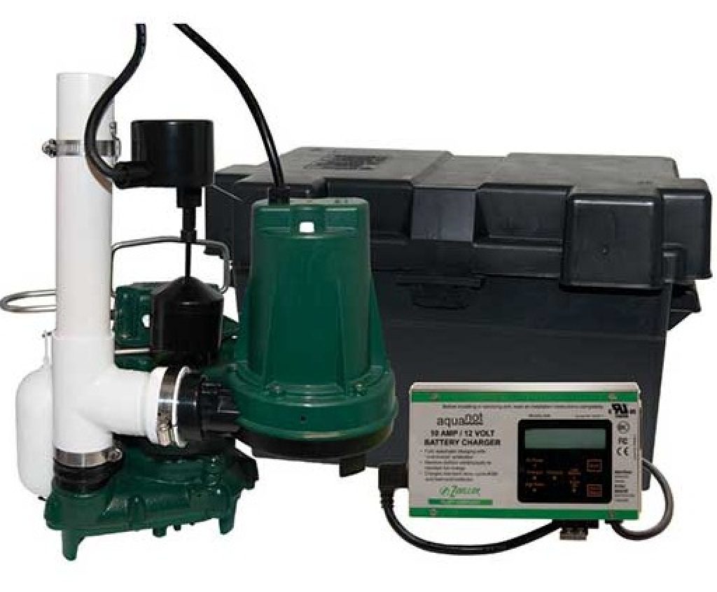 Zoeller Aquanot® 508-0007 12 Volt backup sump pump WITH M98 pump